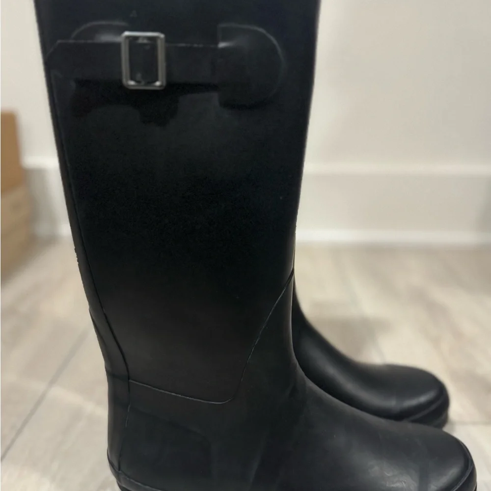Nomad - Size 10 - Black Tall Rain Boots - Good Condition
